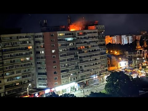 Romania, primi video mostrano i danni dopo drone su palazzo vicino al confine ucraino
