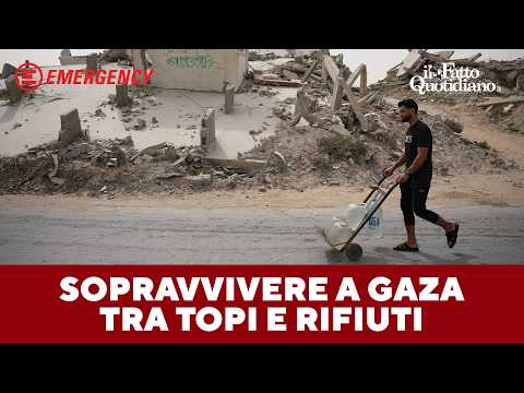 Sopravvivere a Gaza tra topi e rifiuti. La diretta con Emergency dalla Striscia