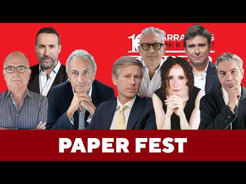 10 anni di Paper First, in diretta con Sommi, Orsini, Ranieri, Travaglio, Padellaro e Di Battista