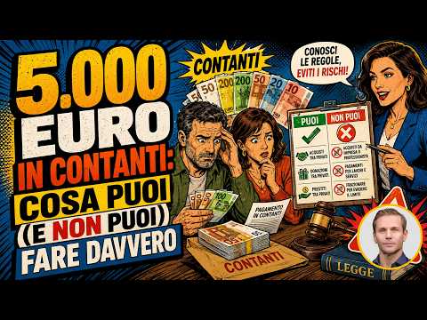 5.000 EURO IN CONTANTI: COSA PUOI (E NON PUOI) FARE DAVVERO | Avv. Angelo Greco