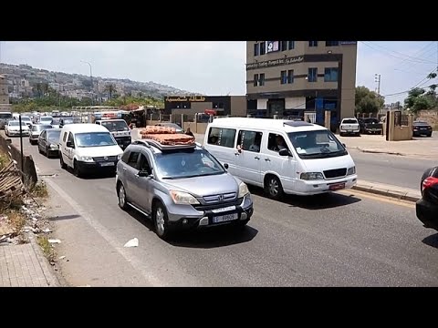 Avvisi israeliani scatenano esodo di massa da Tiro, città storica del Libano
