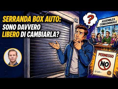 BOX AUTO: Posso cambiare la serranda senza chiedere il permesso all’assemblea?| Avv. Angelo Greco