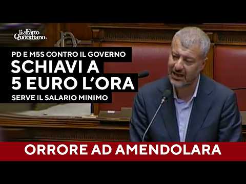 “Chiedevano 45€ al giorno, arsi vivi nel minivan: la rabbia alla Camera. ‘Serve il salario minimo!'”