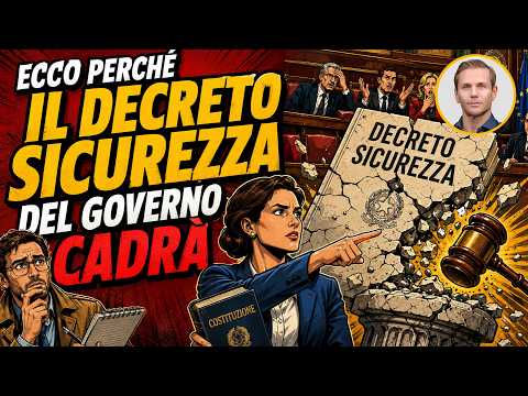 ECCO PERCHÉ IL DECRETO SICUREZZA DEL GOVERNO CADRÀ | Avv. Angelo Greco