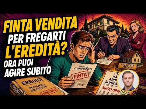 FINTA VENDITA PER FREGARTI L’EREDITÀ? ORA PUOI AGIRE SUBITO | Avv. Angelo Greco