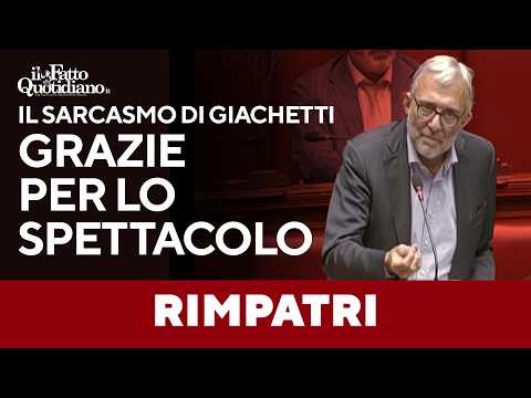 Il sarcasmo di Giachetti: “Grazie a Futuro Nazionale e alla maggioranza per lo spettacolo”