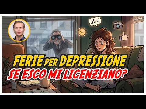 MALATTIA per DEPRESSIONE: posso uscire di casa o rischio il licenziamento? | Avv. Angelo Greco