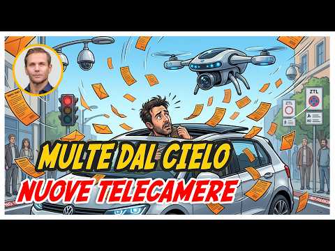 MULTE dal cielo: Le nuove TELECAMERE ti vedono (anche se non c’è la Polizia) | Avv. Angelo Greco