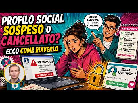 PROFILO SOCIAL SOSPESO O CANCELLATO? ECCO COME RIAVERLO (LEGALMENTE) | Avv. Angelo Greco