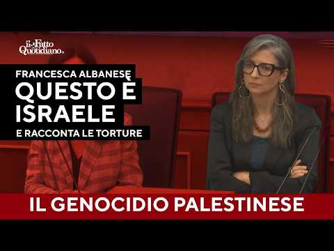 “Questa non riesco a leggerla…”, Francesca Albanese racconta le torture dell’esercito israeliano