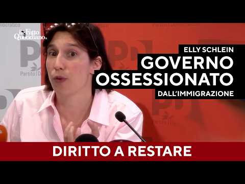 Schlein: “Governo ossessionato dall’immigrazione non si accorge di 600mila giovani che partono”