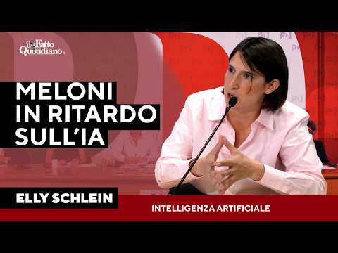 Schlein: “L’intelligenza artificiale sta già sostituendo i lavoratori. La politica deve intervenire”