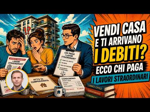 VENDI CASA E TI ARRIVANO I DEBITI? ECCO CHI PAGA I LAVORI STRAORDINARI | Avv. Angelo Greco