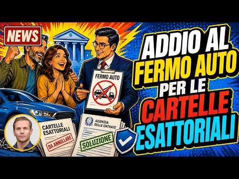 ADDIO AL FERMO AUTO PER LE CARTELLE ESATTORIALI? | Avv. Angelo Greco