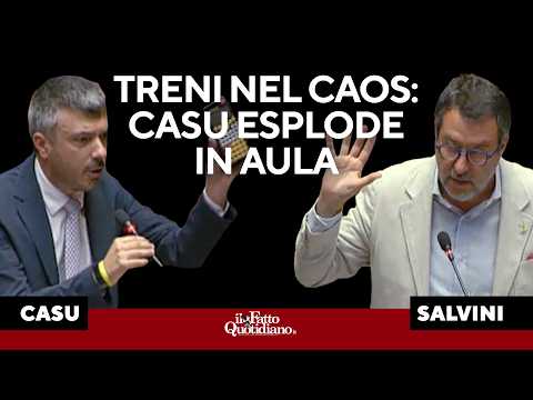 Casu porta la calcolatrice a Salvini e lo affonda: “Accumulati 7 anni e mezzo di ritardi in 6 mesi”