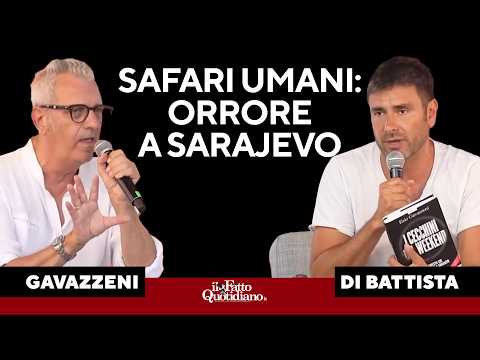 Di Battista racconta l’orrore di Sarajevo: “Pagavano per sparare sui civili come in un safari”