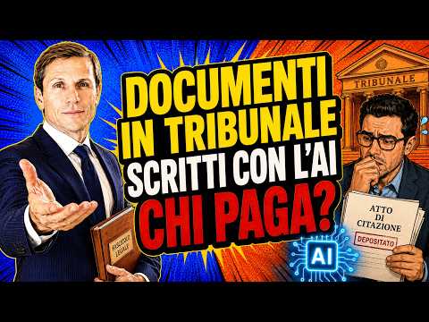 DOCUMENTI IN TRIBUNALE SCRITTI CON L’AI: CHI PAGA PER GLI ERRORI? | Avv. Angelo Greco