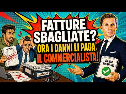 FATTURE SBAGLIATE? ORA I DANNI LI PAGA IL COMMERCIALISTA! | Avv. Angelo Greco