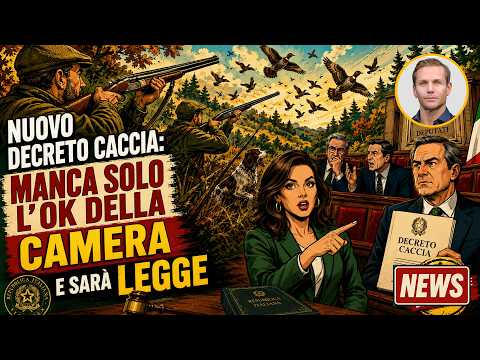 IL NUOVO DECRETO CACCIA: MANCA L’OK DELLA CAMERA E SARÀ LEGGE | Avv. Angelo Greco
