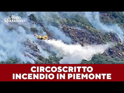 Incendio a Premosello, dopo 10 giorni circoscritto il rogo in Piemonte