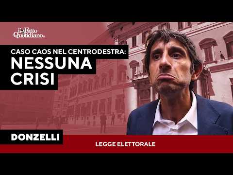 Legge elettorale, Donzelli: “La riforma rimane questa, le preferenze proveremo a reintrodurle”