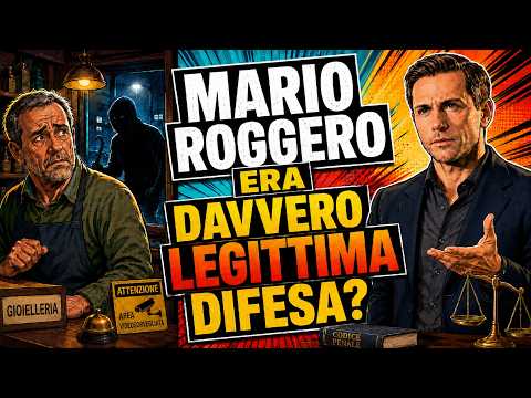 MARIO ROGGERO ERA DAVVERO LEGITTIMA DIFESA LO SPARO CONTRO I LADRI IN GIOIELLERIA| Avv. Angelo Greco