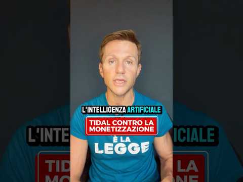 MUSICA FATTA CON L’AI? TIDAL NON LA PAGA | Avv. Angelo Greco