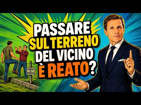 PASSARE SUL TERRENO DEL VICINO È REATO? LA RISPOSTA DELLA CASSAZIONE | Avv. Angelo Greco