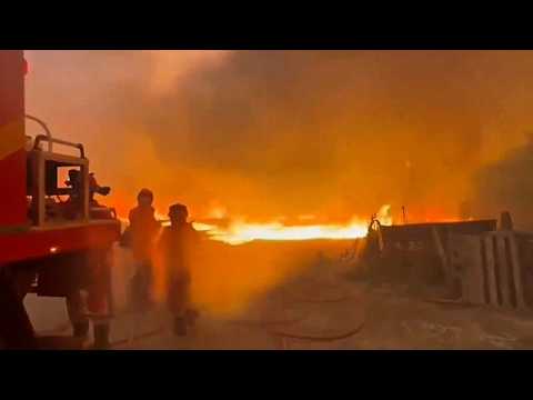 Spagna, vasto incendio in Aragona durante l’ondata di caldo