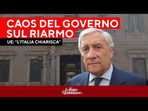 Tajani: “Useremo 14,9 miliardi di Safe”. Poi ci ripensa: “Solo prenotati”
