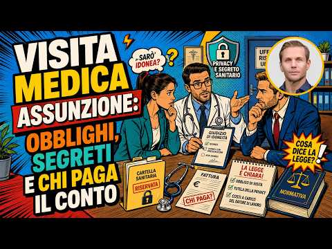VISITA MEDICA ASSUNZIONE: OBBLIGHI, SEGRETI E CHI PAGA IL CONTO | Avv. Angelo Greco