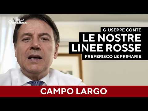 Campo largo, Conte: “Il candidato? Io preferisco le primarie. Ecco le nostre linee rosse”
