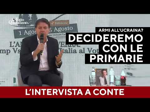 Conte sfida il Pd: “Sulle armi all’Ucraina decideremo con le primarie”