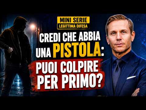 CREDI CHE ABBIA UNA PISTOLA: PUOI COLPIRE PER PRIMO?| Avv. Angelo Greco