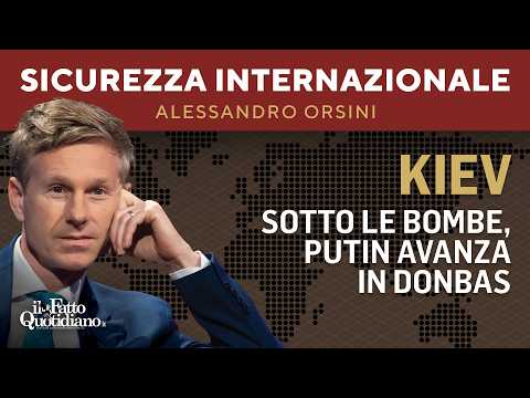 Kiev sotto le bombe, Putin avanza in Donbas. La diretta con Alessandro Orsini