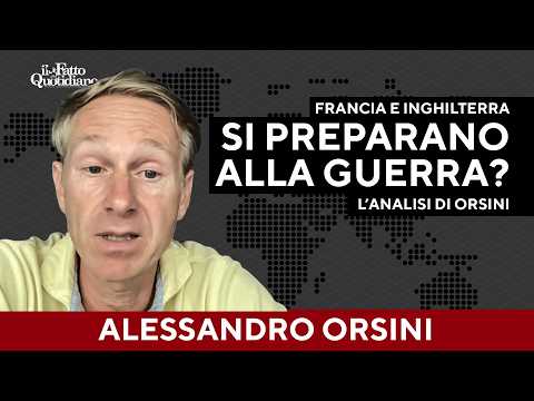 Orsini: “Francia e Inghilterra si stanno preparando a combattere contro la Russia”