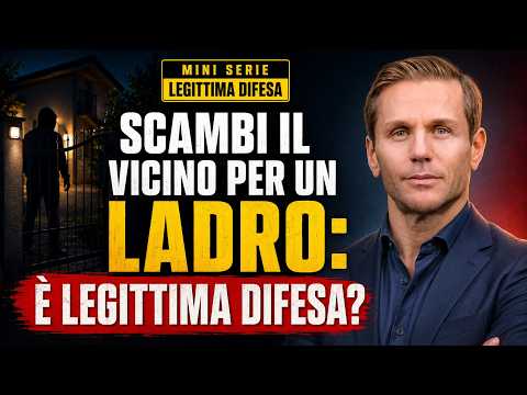 SCAMBI IL VICINO PER UN LADRO: È LEGITTIMA DIFESA?| Avv. Angelo Greco