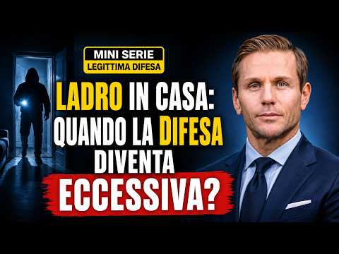IL LADRO È IN CASA: QUANDO LA DIFESA DIVENTA ECCESSIVA?| Avv. Angelo Greco