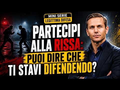 PARTECIPI ALLA RISSA: PUOI DIRE CHE TI STAVI DIFENDENDO?| Avv. Angelo Greco