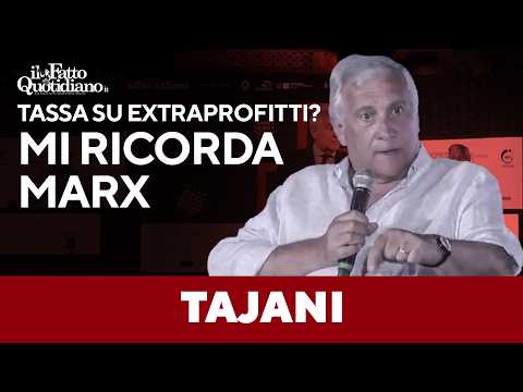 Tajani boccia la tassa sugli extraprofitti: “È un concetto da regime socialista”