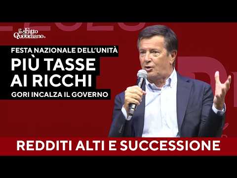 Tasse sui redditi alti, Gori: “Chi guadagna 5 milioni non può pagare come chi ne prende 50mila”